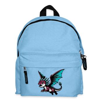 Dragon - Kids' Backpack - light blue - Front