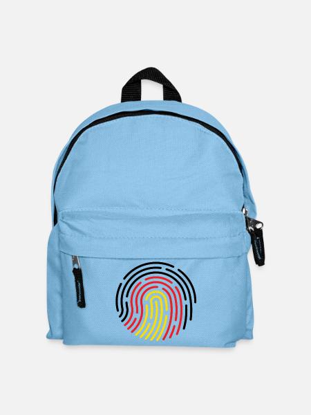 Deutschland - Kinder Rucksack - Hellblau