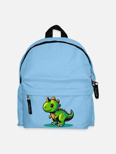 Dinosaurier - Kinder Rucksack - Hellblau