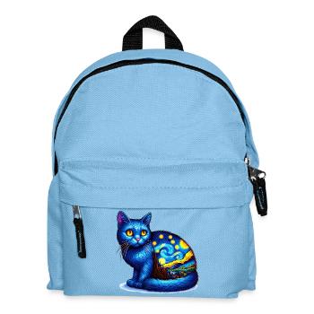 Chat - Sac à dos Enfant - bleu clair - Devant