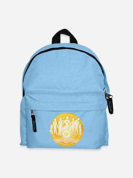 Sternentor LichtMenschen Sonne - Sonja Ariel - Kinder Rucksack - Hellblau