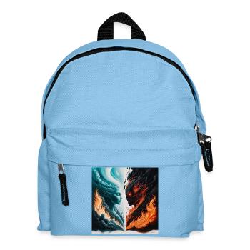 Dual Fire and Water Spirit - Kids' Backpack - light blue - Front
