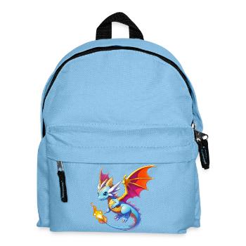 Dragon - Kids' Backpack - light blue - Front