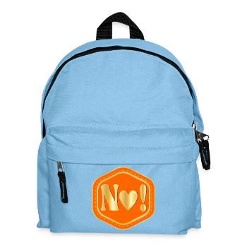 Antwort Nein - Grenzen anführen - Kinder Rucksack - Hellblau - Vorne