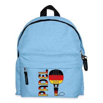 DEUTSCHES PADEL TENNIS DEUTSCHLAND - Kinder Rucksack - Hellblau - Vorne