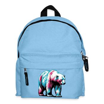 Polar bear - Kids' Backpack - light blue - Front