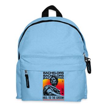 Hail to the Groom - Bachelor Style - Kids' Backpack - light blue - Front