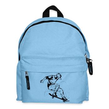 Skateboarding - Kids' Backpack - light blue - Front