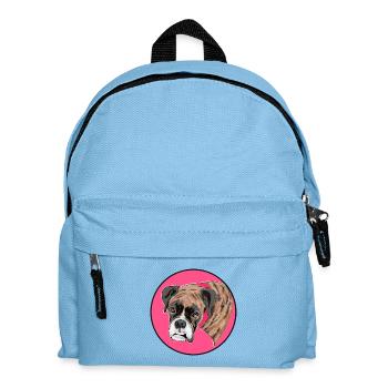Portrait d’un boxeur - Sac à dos Enfant - bleu clair - Devant