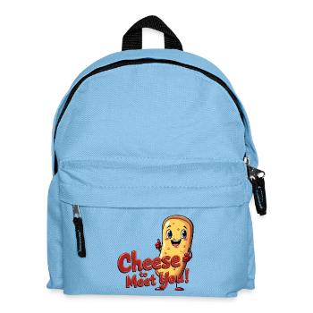 Cheese to Meet You! - Kids' Backpack - light blue - Front