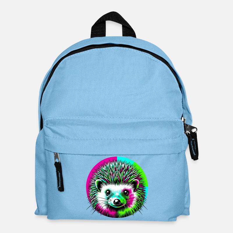 Igel - Kinder Rucksack - Hellblau