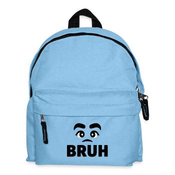 Brew eyebrow - Kids' Backpack - light blue - Front