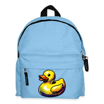 Ente Ente Ente Ente Ente - Kinder Rucksack - Hellblau - Vorne