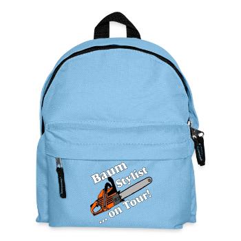 Tree Stylist Chainsaw Tour - Kids' Backpack - light blue - Front