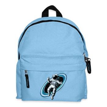 Cool astronaut in space with thumbs up - Kids' Backpack - light blue - Front