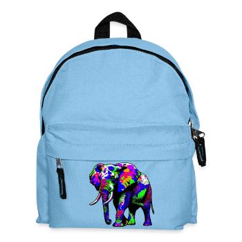 Elephant - Kids' Backpack - light blue - Front