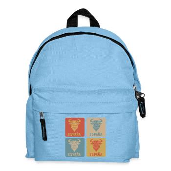 Taureau d’Espagne Vintage Design - Sac à dos Enfant - bleu clair - Devant