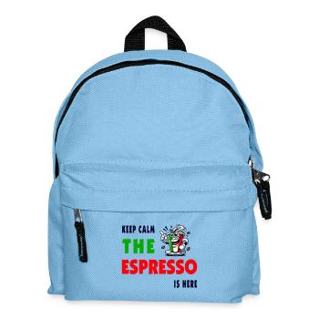 Espresso Italie / Café Design - Sac à dos Enfant - bleu clair - Devant