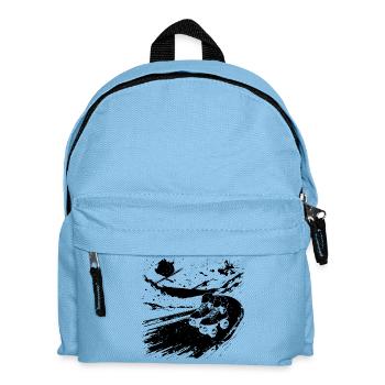 Dessin de patins à roulettes - Sac à dos Enfant - bleu clair - Devant