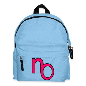 ANSWER NO COMMUNICATION - Kids' Backpack - light blue - Front