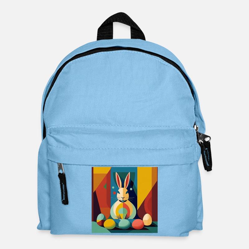 Osterhase No.01 - Kinder Rucksack - Hellblau