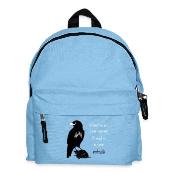 Quand je veux votre avis - Sac à dos Enfant - bleu clair - Devant