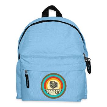 Appareil photo photo rétro Fotografia - Sac à dos Enfant - bleu clair - Devant