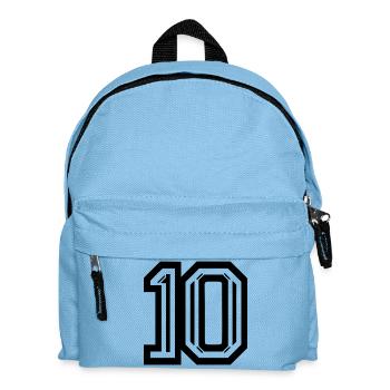 Graphique élégant numéro 10 - Sac à dos Enfant - bleu clair - Devant