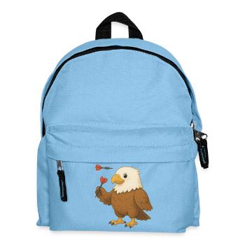 Adler mit Dartpfeilen - Kinder Rucksack - Hellblau - Vorne