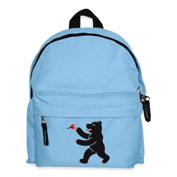 Ours aux fléchettes - Sac à dos Enfant - bleu clair - Devant