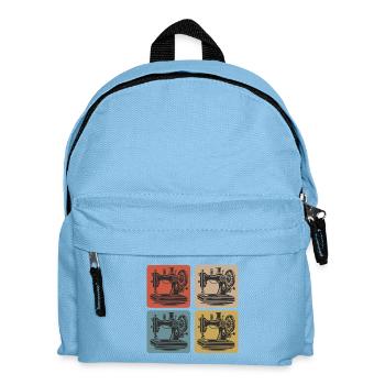Machine à coudre vintage - Sac à dos Enfant - bleu clair - Devant