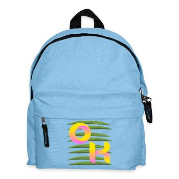 SUMMER PALM TREES OK - Kids' Backpack - light blue - Front