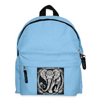 Elephant - Kids' Backpack - light blue - Front