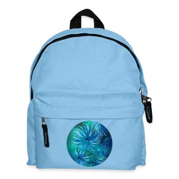 Summer colours - hand-painted by Martina Eßer - Kids' Backpack - light blue - Front