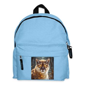 Animal Totem Cougar - Sac à dos Enfant - bleu clair - Devant