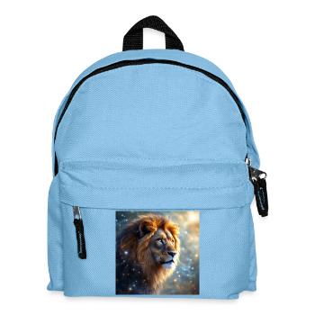 Animal Totem Lion - Sac à dos Enfant - bleu clair - Devant