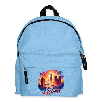 Lissabon Lisboa Hauptstadt Portugal Geschenk - Kinder Rucksack - Hellblau - Vorne