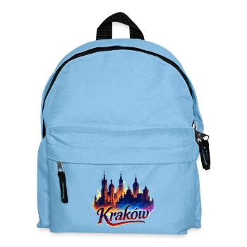Krakau Kraków Stadt Polen Geschenk - Kinder Rucksack - Hellblau - Vorne