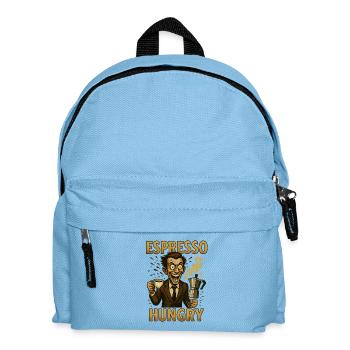 Espresso Hunger - Kids' Backpack - light blue - Front