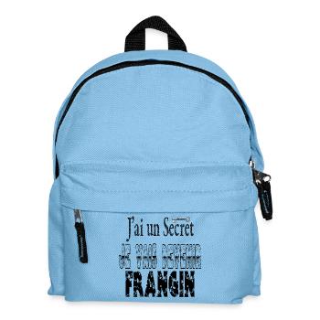 J'ai un Secret Je vais Devenir Frangin - Sac à dos Enfant - bleu clair - Devant