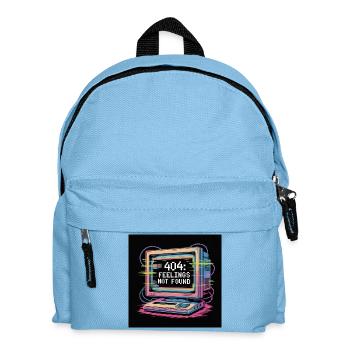 Ordinateur rétro 404 sans sensation - Sac à dos Enfant - bleu clair - Devant