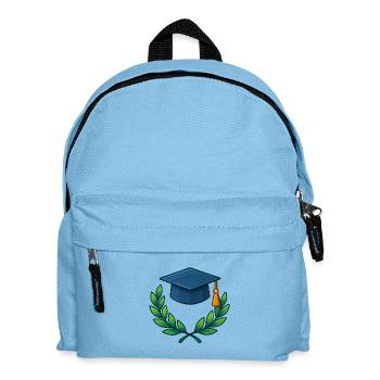 Diplôme académique Conception de couronnes - Sac à dos Enfant - bleu clair - Devant