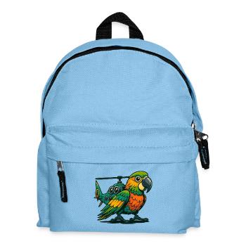 Heli-Parrot en utilisation - Sac à dos Enfant - bleu clair - Devant