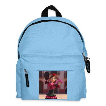 Flamenco with art - Kids' Backpack - light blue - Front