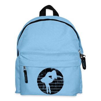 Ballettmädchen - Kinder Rucksack - Hellblau - Vorne