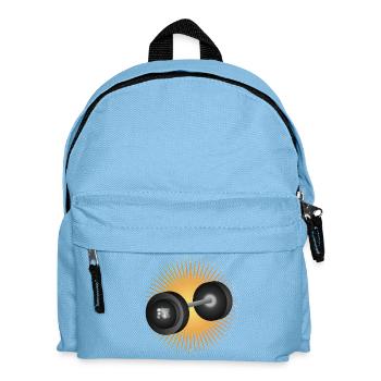 Haltère rayonnant – plein d’énergie pour la musculation - Sac à dos Enfant - bleu clair - Devant