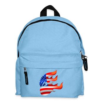 Flag of the United States - USA - Ninja - Kids' Backpack - light blue - Front