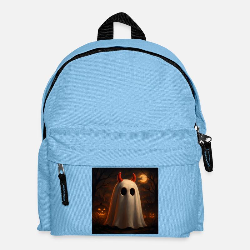 Spooky Devil Ghosts Halloween Gift - Kids' Backpack - light blue