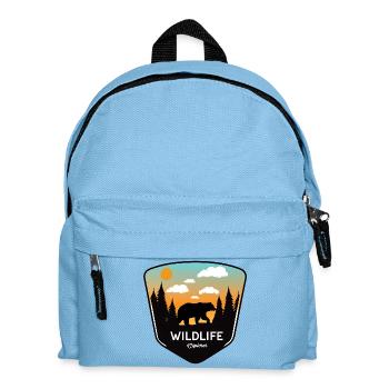 Wildlife explorer - Kids' Backpack - light blue - Front