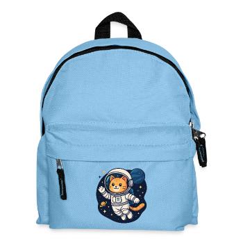 Space Cat Adventure – Chemise d’astronaute kawaii - Sac à dos Enfant - bleu clair - Devant